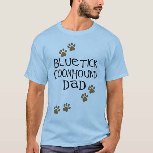 Bluetick Coonhound-Vater T-Shirt (Vorderseite)