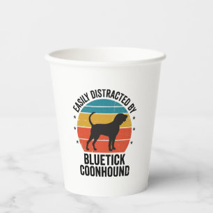 Bluetick Coonhound Vintage-Hundefan-Shirt-Design_ Pappbecher