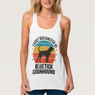 Bluetick Coonhound Vintage-Hundefan-Shirt-Design_ Tank Top
