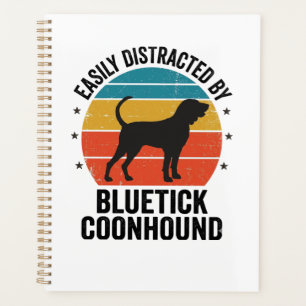 Bluetick Coonhound Vintage-Hundefreund-Shirt-Desig Planer