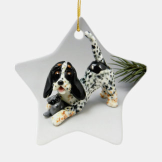 Bluetick Coonhound Weihnachtsdekoration Keramik Ornament