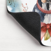Bluetick Coonhound Weihnachtsfeier Festliche Jungf Mousepad (Ecke)