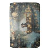 Bluetick Coonhound Weihnachtsfeiertage Badematte (Vorderseite Vertikal)