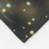 Bluetick Coonhound Weihnachtsfeiertage Fleecedecke (Ecke)