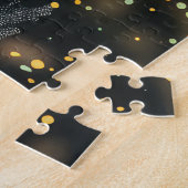 Bluetick Coonhound Weihnachtsfeiertage Puzzle (Seite)