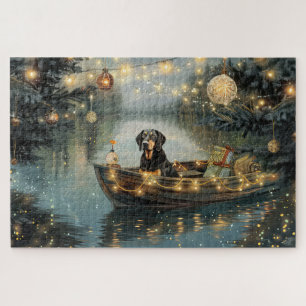 Bluetick Coonhound Weihnachtsfeiertage Puzzle