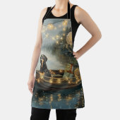 Bluetick Coonhound Weihnachtsfeiertage Schürze (InSitu)