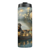 Bluetick Coonhound Weihnachtsfeiertage Thermosbecher (Vorderseite)