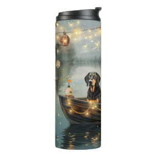 Bluetick Coonhound Weihnachtsfest Reise Thermosbecher