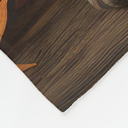 Bluetick Coonhound Welpe Herbst Delight Pumpen Fleecedecke (Ecke)