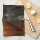 Bluetick Coonhound Welpe Herbst Delight Pumpen Geschirrtuch (Viertel Falte)