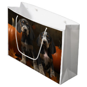 Bluetick Coonhound Welpe Herbst Delight Pumpen Große Geschenktüte