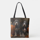 Bluetick Coonhound Welpe Herbst Delight Pumpen Tasche (Rückseite)