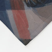 Bluetick Coonhound With Christmas Lights Holiday Fleecedecke (Ecke)