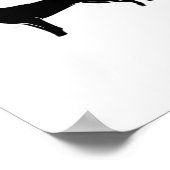 Bluetick Dog - Halloween Moon Silhouette Classic T Poster (Ecke)