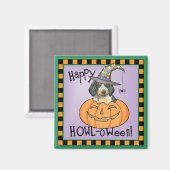 Bluetick Halloween Magnet (Vorderseite/Rückseite)