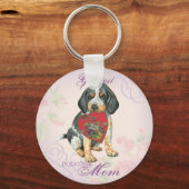 Bluetick Heart Mama Schlüsselanhänger (Vorderseite)
