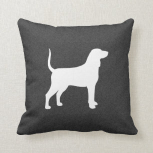 Bluetick-Silhouette Kissen