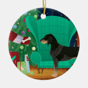 Bluetick Weihnachten Weihnachten Weihnachten Weihn Keramik Ornament