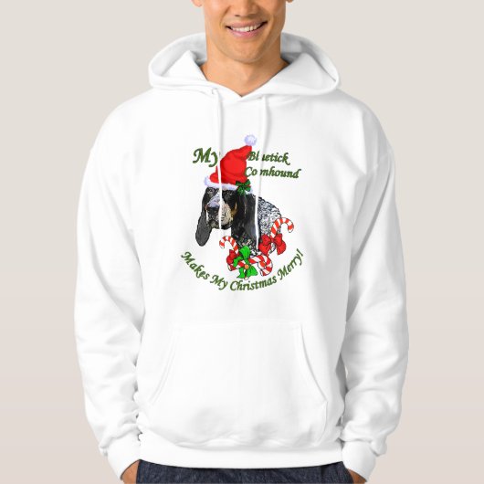 Bluetick Weihnachtsgeschenke Hoodie (Vorderseite)