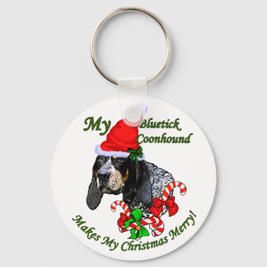 Bluetick Weihnachtsgeschenke Schlüsselanhänger (Vorderseite)