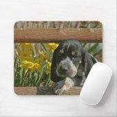 Bluetick Welpe Mousepad (Mit Mouse)