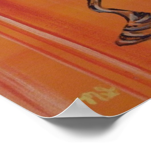 "Bluetini"-Druck Poster (Ecke)