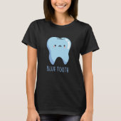 Bluetooth Funny Technical Blue Tooth Puff Dark BG T-Shirt (Vorderseite)
