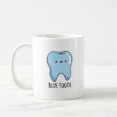Bluetooth Funny Technical Blue Tooth Puff Kaffeetasse (Links)