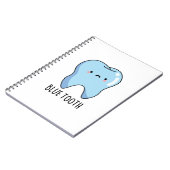 Bluetooth Funny Technical Blue Tooth Puff Notizblock (Linke Seite)