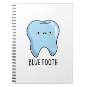 Bluetooth Funny Technical Blue Tooth Puff Notizblock (Vorderseite)