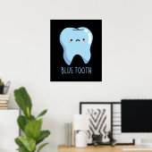 Bluetooth Lustiger Technischer Blue Tooth Scherz D Poster (Heimbüro)