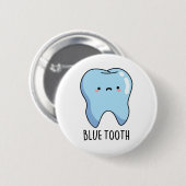 Bluetooth Lustiger Technischer Bluetooth-Wortwitz Button (Vorne & Hinten)