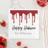 Bluetrinding-Horror Halloween-Design Serviette (Beispiel)