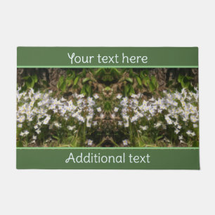 Bluets Tiny Blue Blumen Malerei Personalisiert Fußmatte