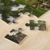 Bluets Tiny Blue Flowers Ölgemälde Foto Puzzle (Seite)