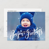 Blueurlaub der Saison Postkarte (Vorne/Hinten)