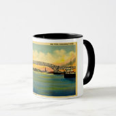 Bluewater Brücken-Hafen Hurone Michigan Tasse (VorderseiteRechts)