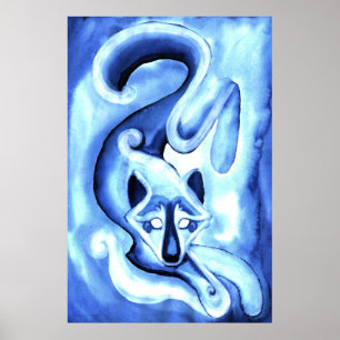 Bluewolf Geist Poster