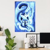 Bluewolf Spirit Poster (Heimbüro)