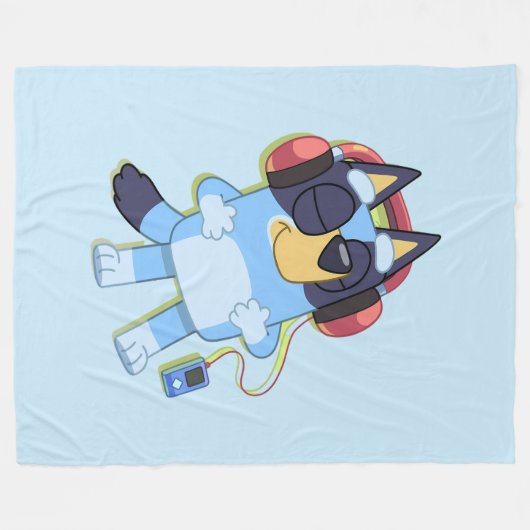 Bluey Fleece Blanket (Vorderseite (Horizontal))