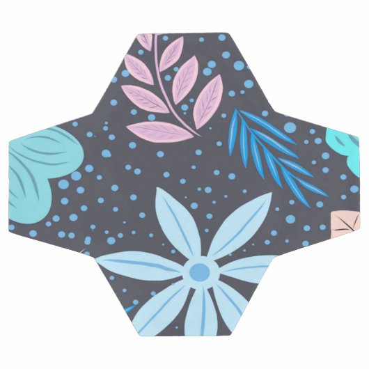 BLUEY FLORAL FUßBALL (Flach)