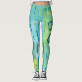 Bluey-Grüntöne #3 Leggings (Vorderseite)