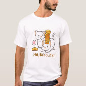 Bluey Oh Biscuits Cat Cartoon Hemd T-Shirt (Vorderseite)
