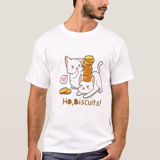 Bluey Oh Biscuits Cat Cartoon Hemd T-Shirt (Vorderseite)