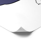 bluey poster (Ecke)
