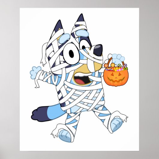 bluey poster (Vorne)