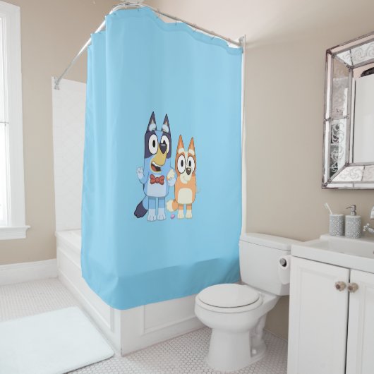 Bluey Shower Curtain Duschvorhang (Beispiel)