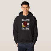 Bluff Daddy Game Playing Cards Funny Poker Hoodie (Vorne ganz)