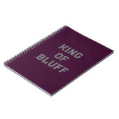 Bluff King Spiral Foto Notebook Notizblock (Linke Seite)